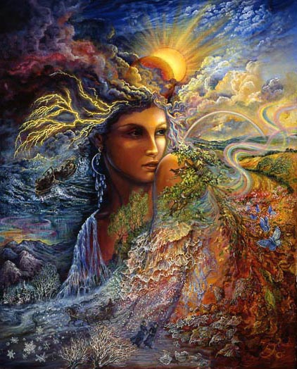 "Spirit of the Elements" by Josephine Wall